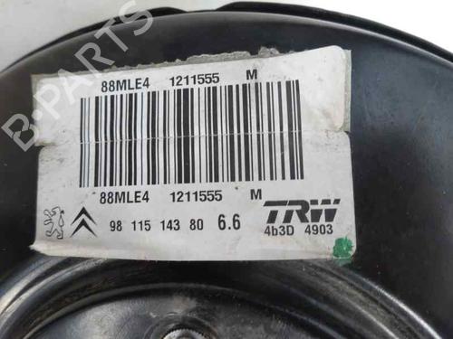 Used Servo brake PEUGEOT 208 I (CA_, CC_) 1.6 HDi / BlueHDi 75 (75 hp) 10115431