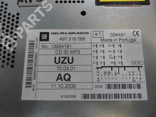 Radio OPEL CORSA D Hatchback Van (S07)  | BP2590688E6 