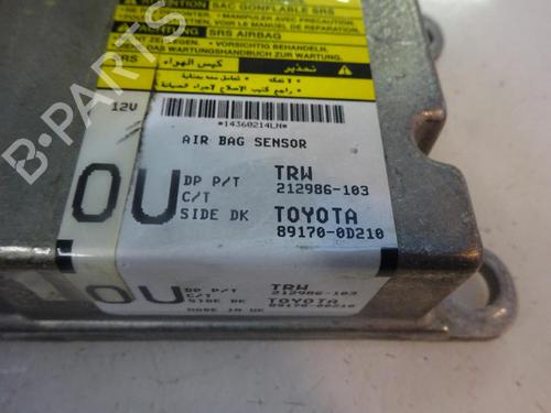 Used ECU airbags TOYOTA YARIS (_P9_) 1.3 VVT-i (SCP90_, SCP90R) (87 hp) 11723812