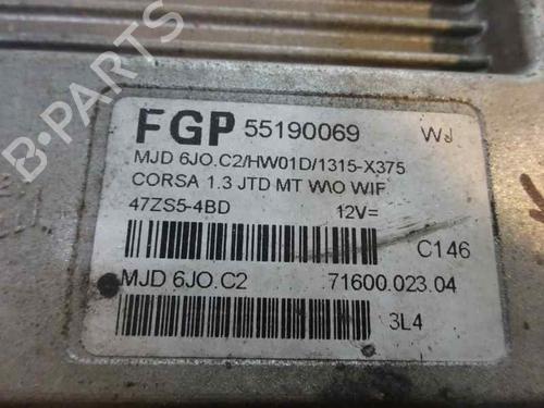 Engine control unit (ECU) OPEL CORSA C (X01) 1.3 CDTI (F08, F68) | BP2302635M57