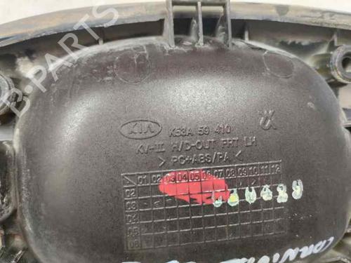 Used Front left exterior door handle KIA CARNIVAL I (UP, FL) 2.9 TDi (126 hp) 23422070