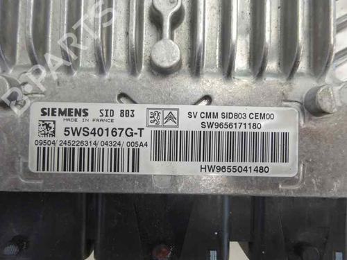 Used Engine control unit (ECU) PEUGEOT 407 (6D_) 2.0 HDi 135 (6DRHRH, 6DRHRE, 6DRHRG, 6DRHRJ) (136 hp) 10342396