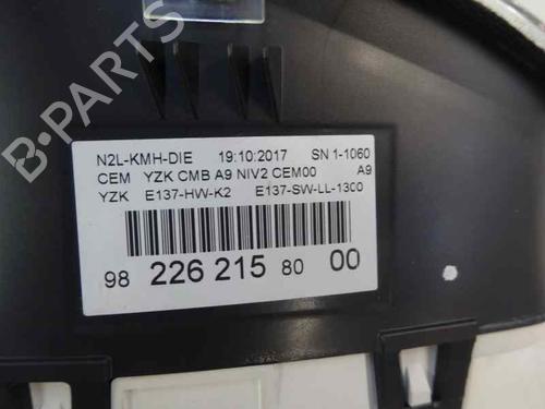 Used Instrument cluster PEUGEOT 208 I (CA_, CC_) 1.6 HDi / BlueHDi 75 (75 hp) 10115409