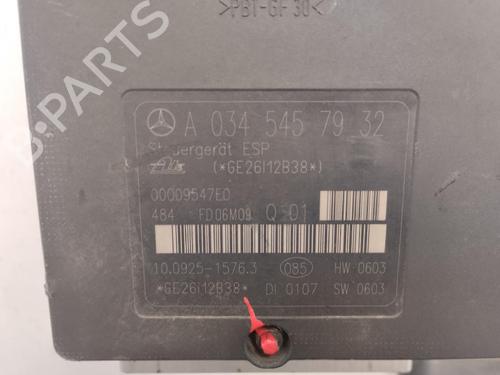 Used ABS pump MERCEDES-BENZ CLK Convertible (A209) CLK 200 Kompressor (209.442) (163 hp) 12563095