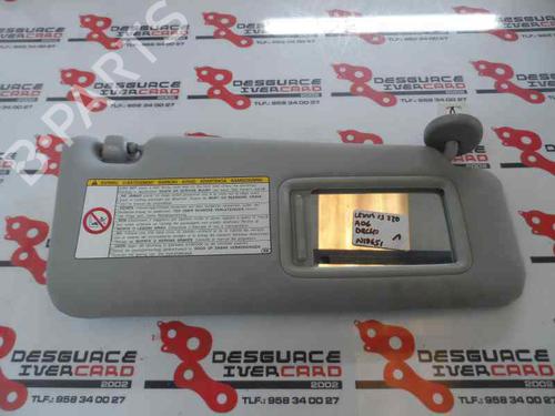 Right sun visor LEXUS IS II (_E2_) 220d (ALE20) | BP1623279I2