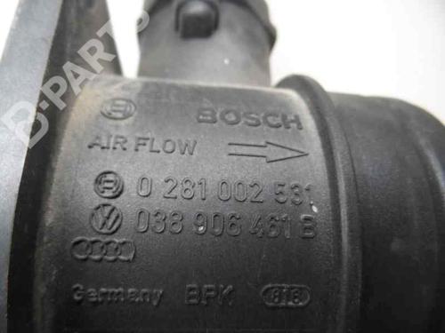 Mass air flow sensor AUDI A3 (8P1) 1.9 TDI | BP1623737M95 