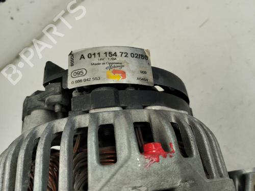 Used Alternator Alternator MERCEDES-BENZ C-CLASS (W203) C 200 Kompressor (203.042) (163 hp) 17520320 17520320