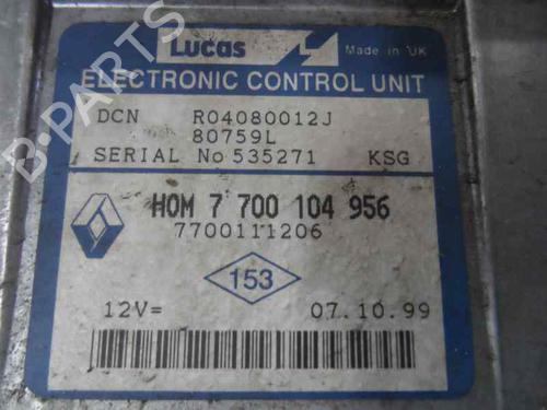 Engine control unit (ECU) RENAULT KANGOO (KC0/1_) D 65 1.9 (KC0E, KC02, KC0J, KC0N) | BP252817M57