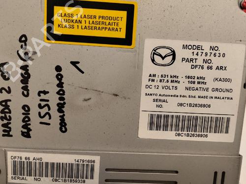Radio MAZDA 2 (DE_, DH_) 1.4 MZR-CD | BP13221038E6