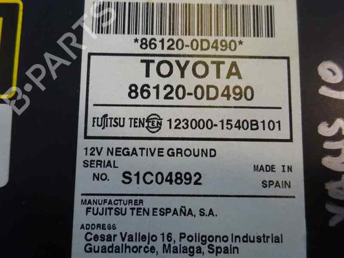 Used Radio TOYOTA YARIS (_P9_) 1.4 D-4D (NLP90_, NLP90R) (90 hp) 1029757