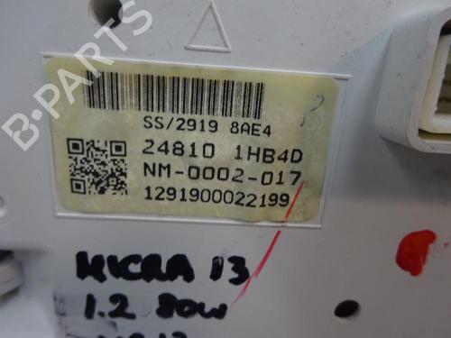 Used Instrument cluster NISSAN MICRA IV (K13K, K13KK) 1.2 (80 hp) 11510950