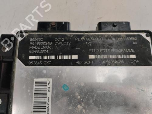 Used Engine control unit (ECU) PEUGEOT PARTNER MPV (5_, G_) 1.9 D 4x4 (69 hp) 16883059