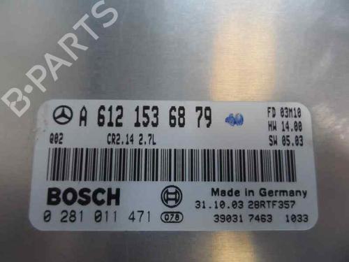 Used Engine control unit (ECU) MERCEDES-BENZ CLK (C209) CLK 270 CDI (209.316) (170 hp) 201550
