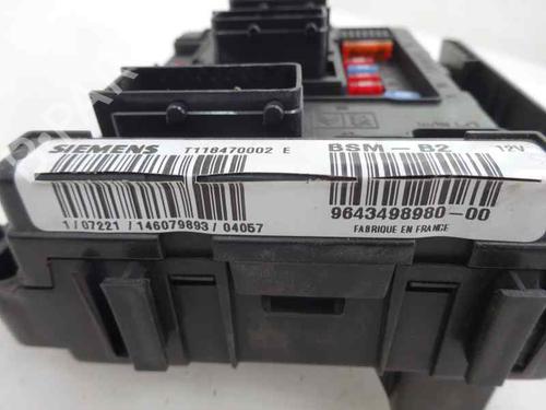 Used Fuse box CITROËN BERLINGO / BERLINGO FIRST Box Body/MPV (M_) 1.9 D 70 (MBWJZ, MCWJZ) (69 hp) 3149298