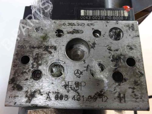 Used ABS pump MERCEDES-BENZ E-CLASS (W210) E 240 (210.062) (170 hp) 881622
