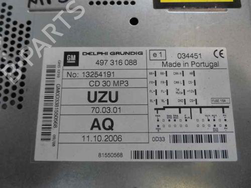 Bilradio OPEL CORSA D (S07) 1.3 CDTI (L08, L68) (75 hp) 2590688