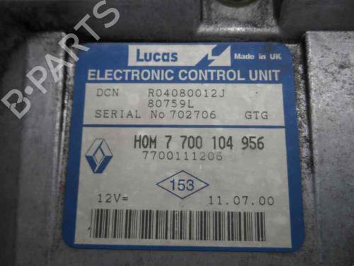 Used Engine control unit (ECU) RENAULT KANGOO (KC0/1_) D 65 1.9 (KC0E, KC02, KC0J, KC0N) (64 hp) 201495