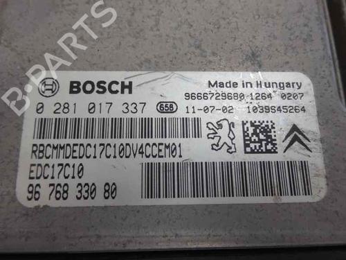 Used Engine control unit (ECU) CITROËN C3 II (SC_) 1.4 HDi 70 (SC8HZC, SC8HR0, SC8HP4) (68 hp) 3408491