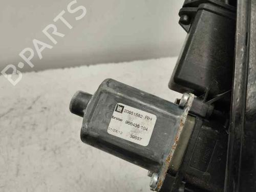 Used Front right window mechanism OPEL ASTRA J (P10) 1.7 CDTI (68) (125 hp) 29123221