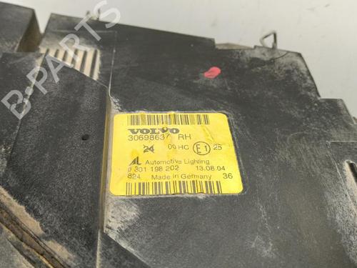 Right headlight VOLVO S40 II (544) 2.0 D | BP35745554C29 - Image 2