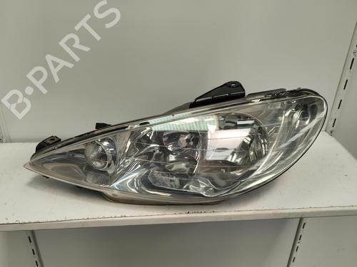 Used Left headlight PEUGEOT 206 Hatchback (2A/C) [1998-2012]  17962032