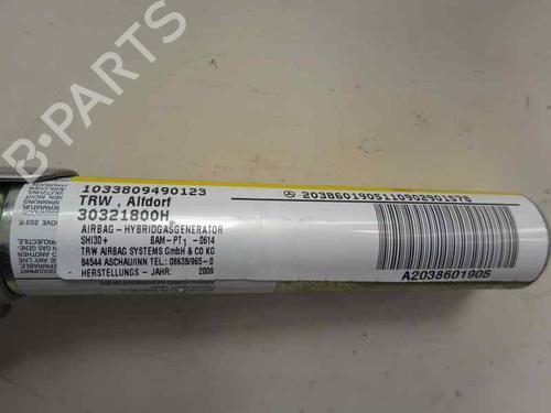 Left curtain airbag MERCEDES-BENZ C-CLASS Coupe (CL203) C 180 Kompressor (203.746) | BP5228328C11