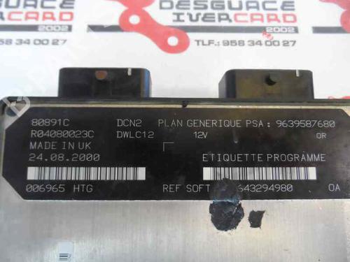 Used Engine control unit (ECU) CITROËN XSARA (N1) 1.9 D (68 hp) 201508