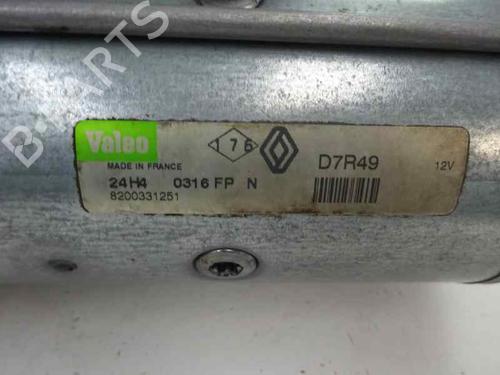 Starter RENAULT LAGUNA II (BG0/1_) 1.9 dCi (BG08, BG0G) | BP8331962M8