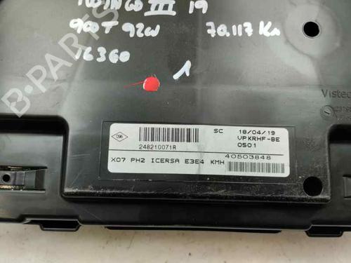 Used Instrument cluster RENAULT TWINGO III (BCM_, BCA_) 0.9 TCe 95 (92 hp) 26567704