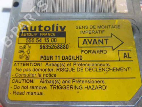 Kollisjonspute styreenhet PEUGEOT 206 Hatchback (2A/C) 1.9 D (69 hp) 1339532