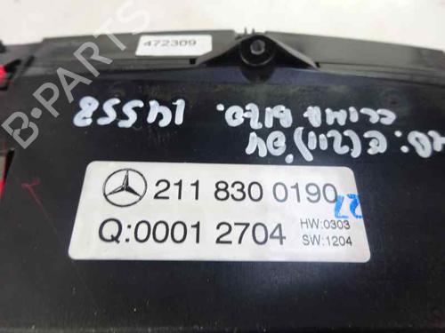 Climate control MERCEDES-BENZ E-CLASS (W211) E 270 CDI (211.016) | BP7817222I5
