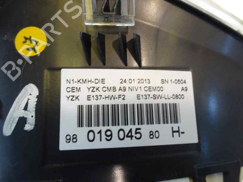 Used Instrument cluster PEUGEOT 208 I (CA_, CC_) 1.4 HDi (68 hp) 2330665