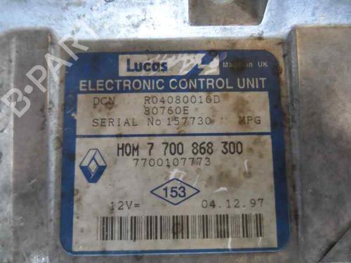 Used Engine control unit (ECU) RENAULT KANGOO (KC0/1_) D 65 1.9 (KC0E, KC02, KC0J, KC0N) (64 hp) 201343