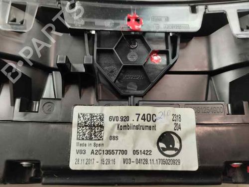 Used Instrument cluster SKODA FABIA III (NJ3) 1.0 (75 hp) 29134476