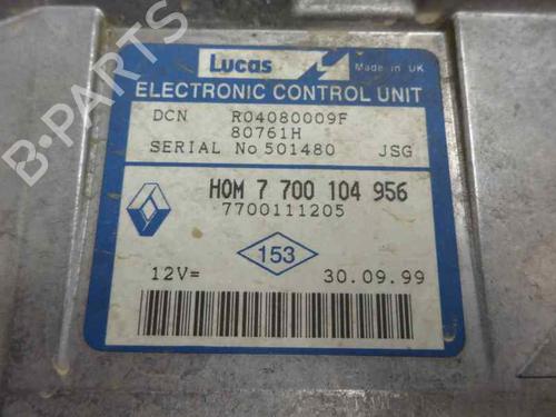 Used Engine control unit (ECU) RENAULT CLIO II (BB_, CB_) 1.9 D (B/CB0E, BB0J) (64 hp) 7229642