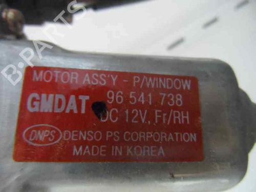 Used Front right window mechanism CHEVROLET AVEO / KALOS Hatchback (T200) 1.4 16V (94 hp) 289511