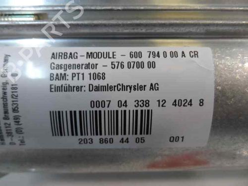 Passasjer kollisjonspute MERCEDES-BENZ C-CLASS (W203) C 220 CDI (203.008) (150 hp) 586804