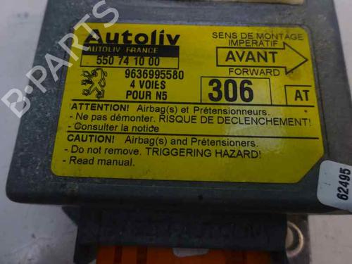 Airbag styreenhed PEUGEOT 306 (7B, N3, N5) 2.0 HDI 90 (90 hp) 6580702