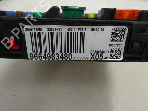 Sicherungskasten CITROËN C3 Picasso (SH_) 1.4 VTi 95 (SH8FSC, SH8FP0, SH8FP6) | BP10496408E1