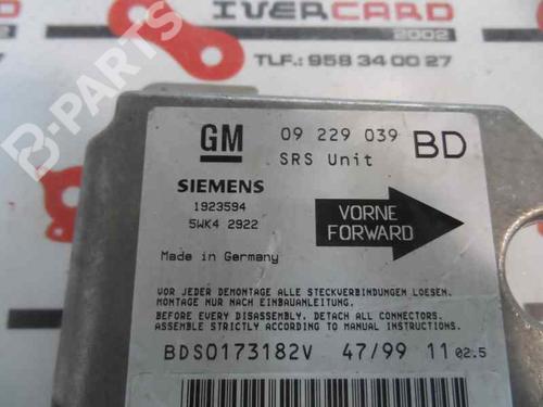 ECU airbags OPEL VECTRA B (J96) 1.6 i 16V (F19) | BP1421920M53 
