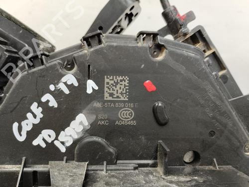 Rear right lock VW GOLF VII (5G1, BQ1, BE1, BE2) 1.4 TSI | BP18475461C99 