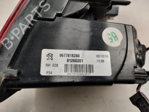 Used Right tailgate light PEUGEOT 308 II (LB_, LP_, LW_, LH_, L3_) 1.2 THP 130 (131 hp) 17533169