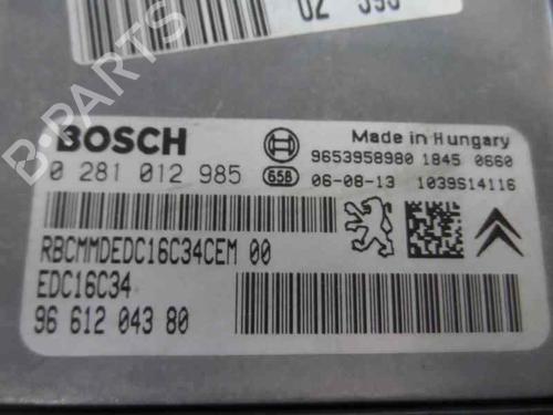 Engine control unit (ECU) PEUGEOT 207 (WA_, WC_) | BP354780M57