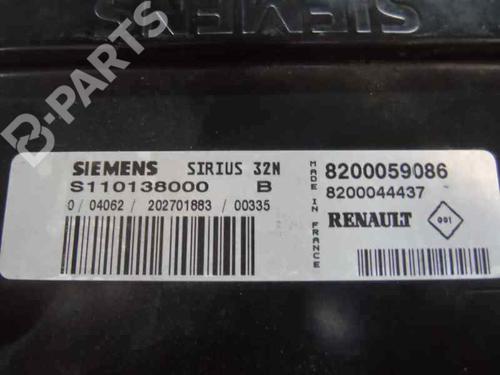 Engine control unit (ECU) RENAULT CLIO II (BB_, CB_)  | BP198486M57 