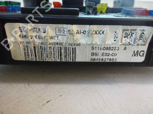 Fuse box PEUGEOT 206 Hatchback (2A/C) 1.9 D | BP6459729E1