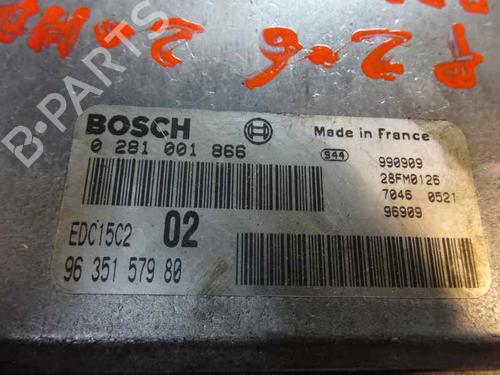 Engine control unit (ECU) PEUGEOT 206 Hatchback (2A/C) 2.0 HDI 90 | BP1976264M57