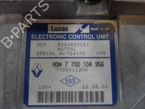Used Engine control unit (ECU) RENAULT KANGOO (KC0/1_) D 65 1.9 (KC0E, KC02, KC0J, KC0N) (64 hp) 200400