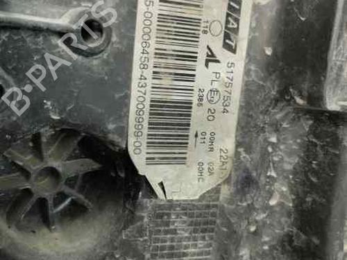 Used Right headlight FIAT BRAVO II (198_) 1.9 D Multijet (198AXB1A) (120 hp) 25472209