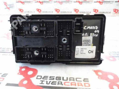 Fuse box CHEVROLET MATIZ (M200, M250)  | BP586024E1 