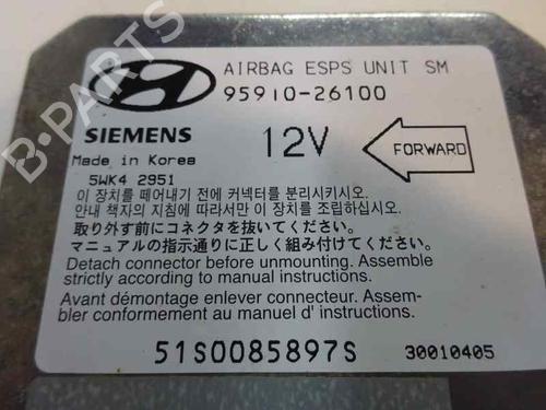Used ECU airbags HYUNDAI SANTA FÉ I (SM) 2.0 CRDi (113 hp) 1221779